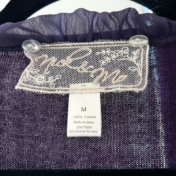 Purple cardigan - size medium - Picture 8 of 10